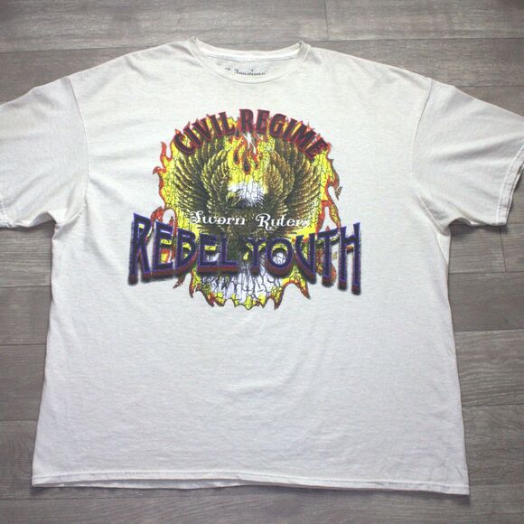 Civil Regime T-Shirt Men's XL Rebel Youth Sworn Leaders - Picture 2 of 4